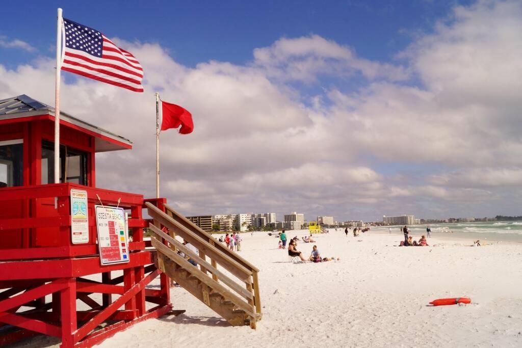 Poolside Paradise Near Siesta Key Beach 萨拉索塔 外观 照片
